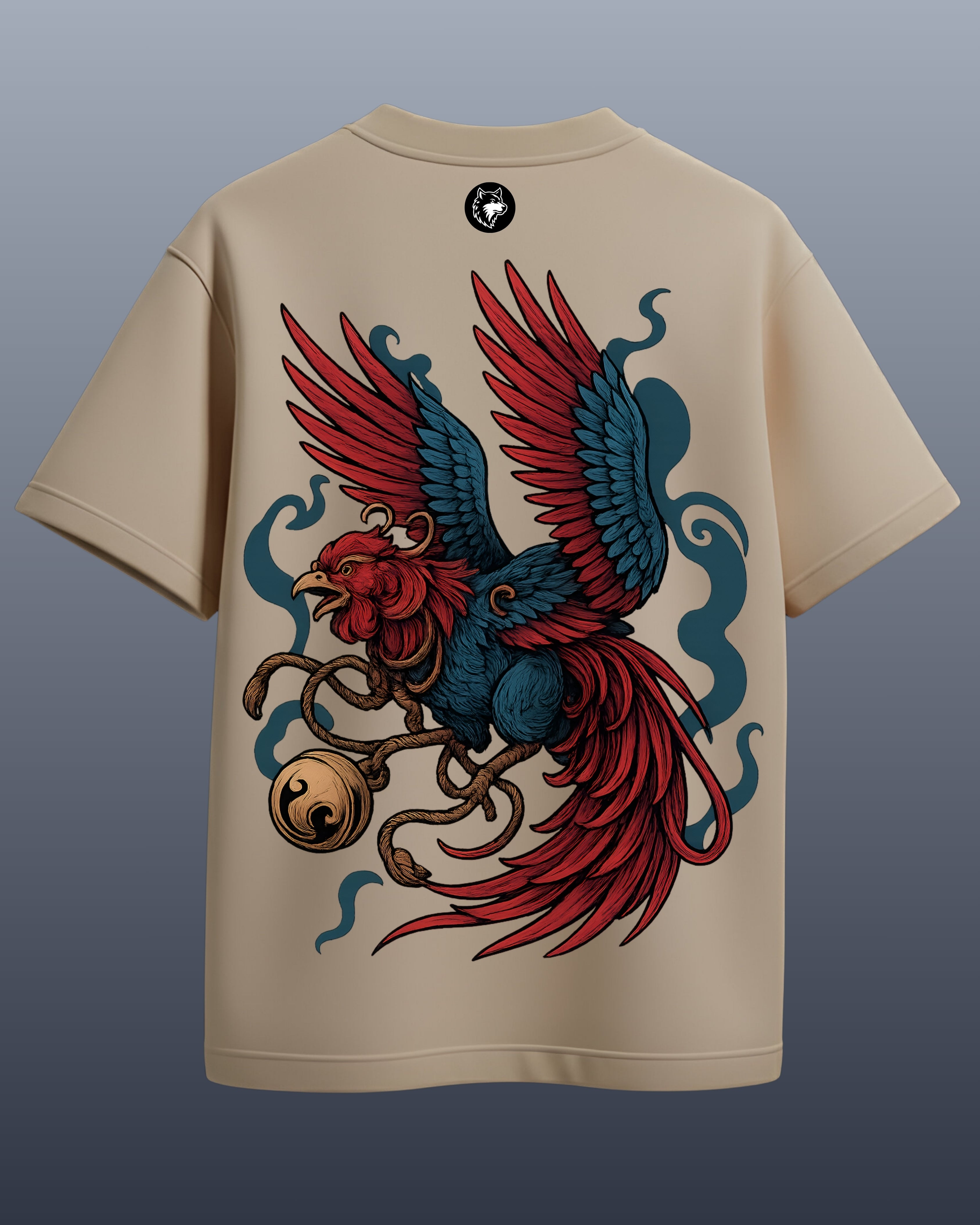 Phoenix Printed Oversized Premium Tee