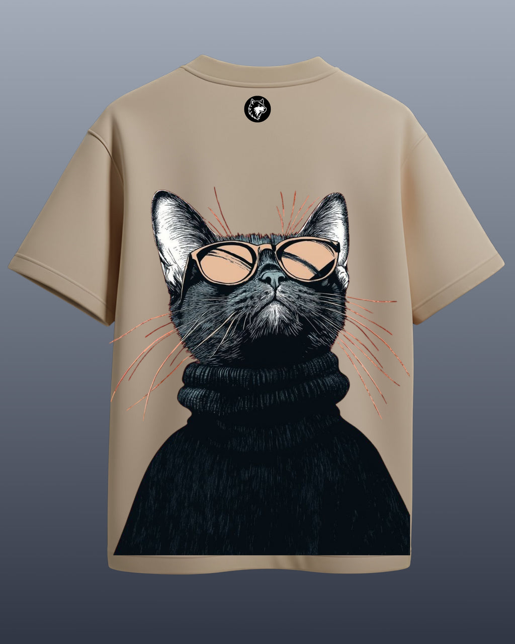 CAT Printed Oversized Premium Tee
