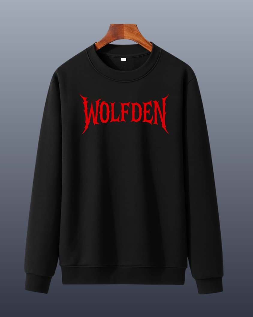 Wolfden Eagle Printed Premium Cotton Sweatshirt.